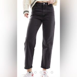 Mango Denim MOM Ankle Jeans in Black Size 1